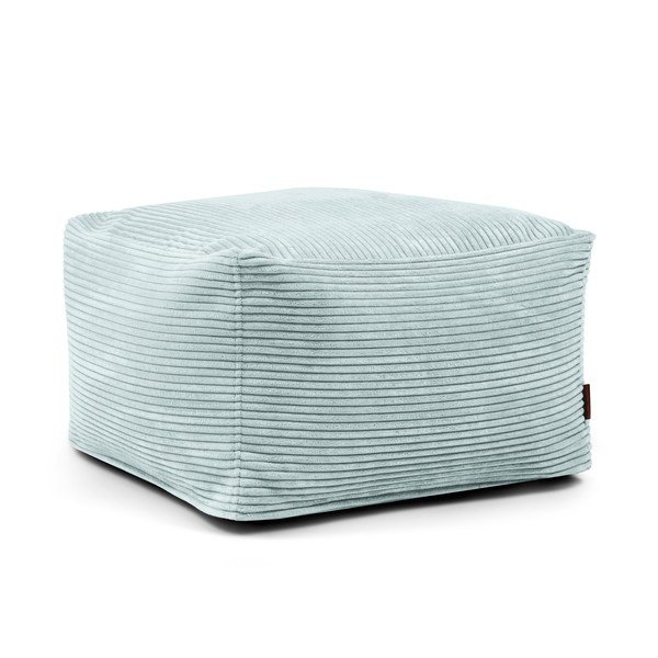 Manšestrový sedací vak v mentolové barvě Softbox MooG – SLOWDOWN