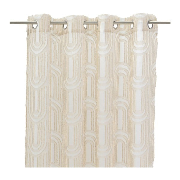 Béžová záclona 140x260 cm Relief Arch – Casa Selección
