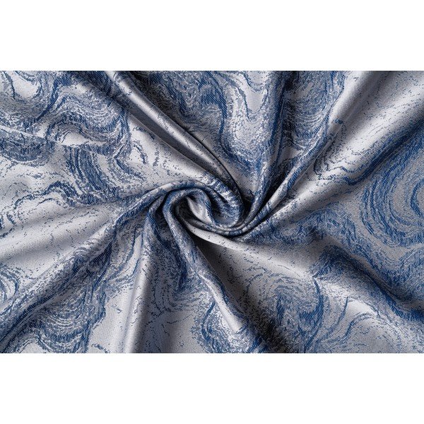 Modro-šedý závěs 140x260 cm Carra – Mendola Fabrics-image-3