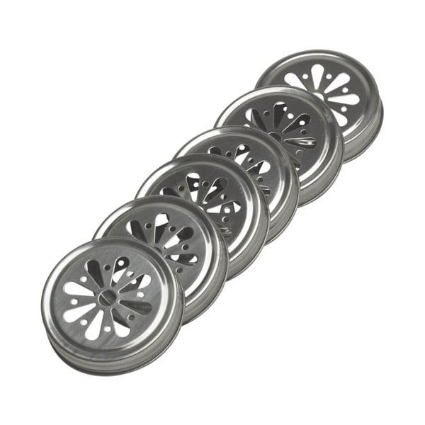 Sada 6 dekorativních víček na sklenice Kilner-image-2