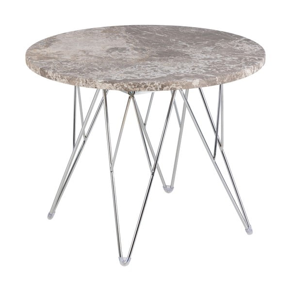 Mramorový kulatý odkládací stolek ø 55 cm Prunus – Actona