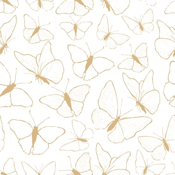 Dětská tapeta 10 m x 50 cm Butterflies – Lilipinso