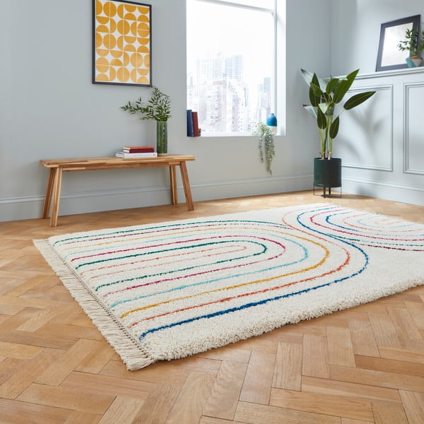 Béžový koberec 290x200 cm Boho - Think Rugs-image-2
