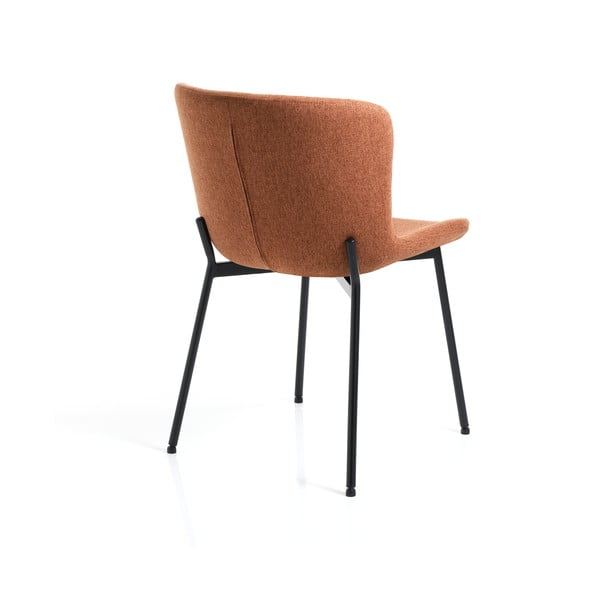 Oranžové jídelní židle v sadě 2 ks Snug – Tomasucci-image-4