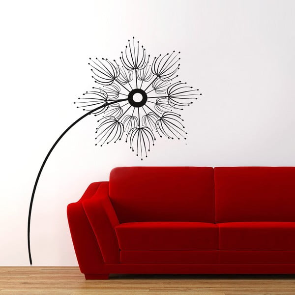 Samolepka na zeď Abstraktní květina, 70x50 cm