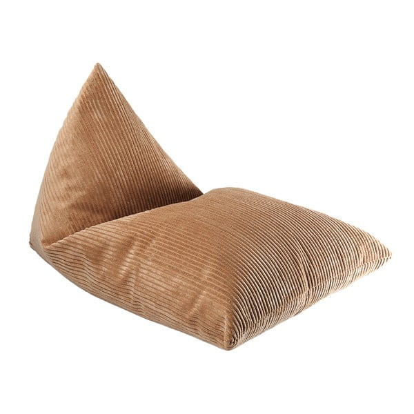 Hnědý manšestrový dětský sedací vak Big Lounger – Wigiwama