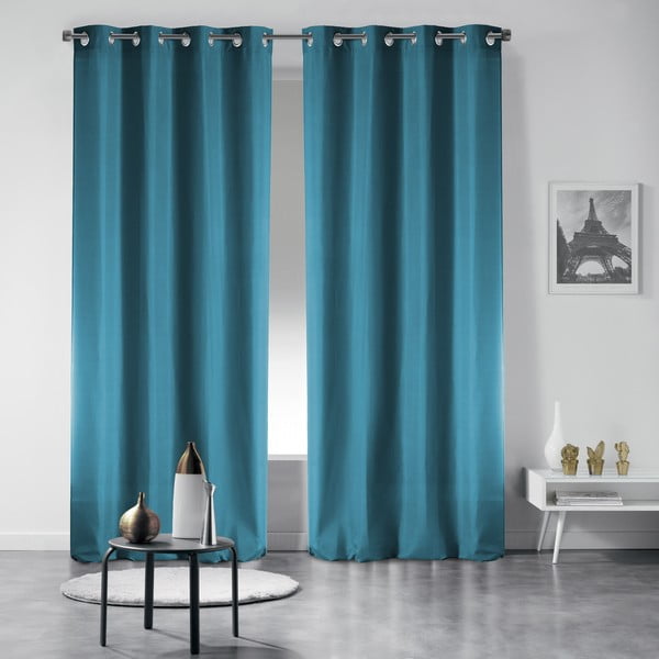 Modrý zatemňovací závěs 135x280 cm Occult – douceur d'intérieur-image-4