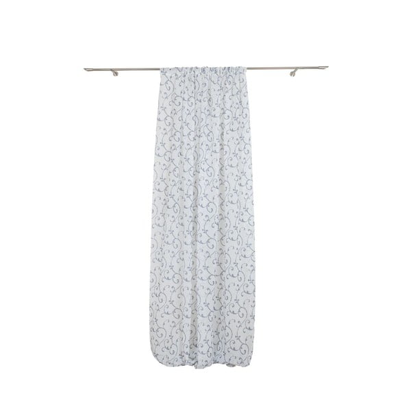 Modro-bílá záclona 300x260 cm Fiesta – Mendola Fabrics