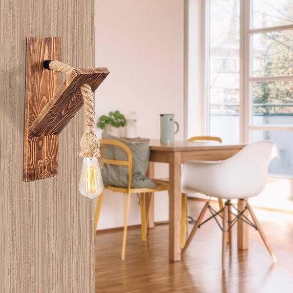 Nástěnné svítidlo v přírodní barvě Erebos – Opviq lights-image-1