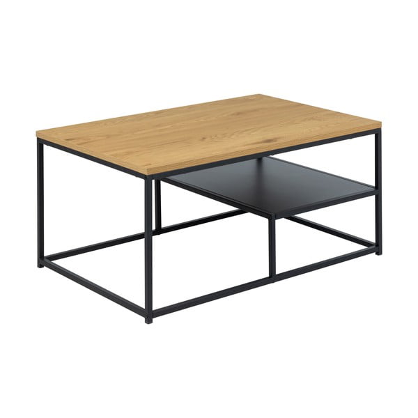 Konferenční stolek s deskou v dubovém dekoru v přírodní barvě 60x90 cm Gila – Actona-image-4