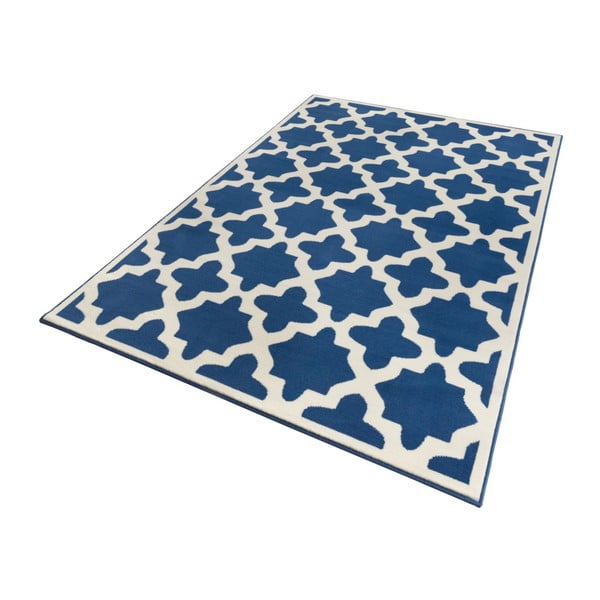Modro-bílý koberec Zala Living Noble, 200 x 290 cm-image-1