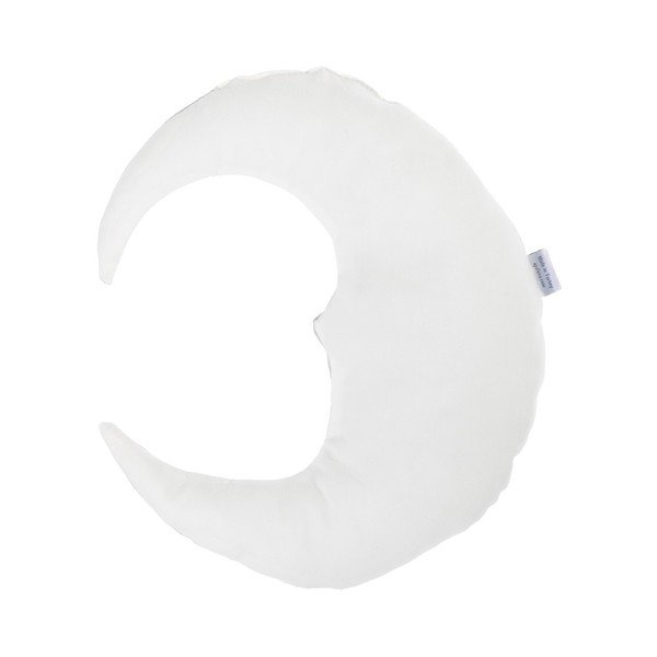 Šedý dětský polštářek s příměsí bavlny Mike & Co. NEW YORK Pillow Toy Moon, 30 x 33 cm-image-1