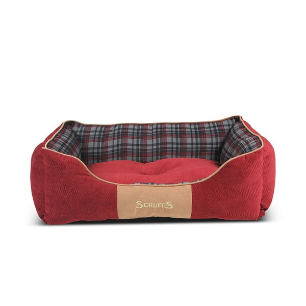 Psí pelíšek Highland Bed 75x60 cm, červený