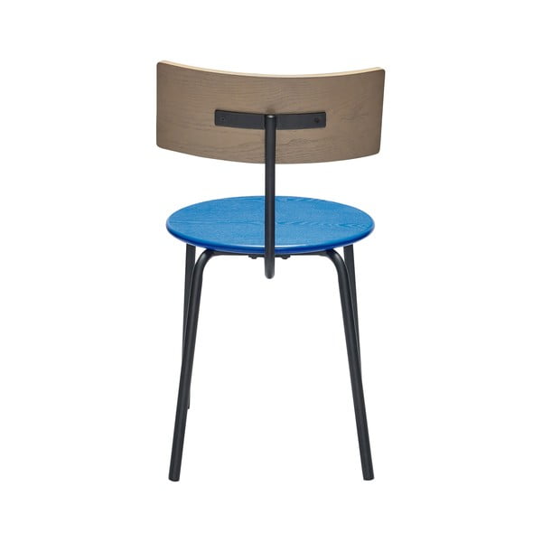 Jídelní židle v modré a přírodní barvě v sadě 4 ks Koi – Hübsch-image-3