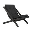 Skládací křeslo Karup Design Boogie Black/Dark Grey