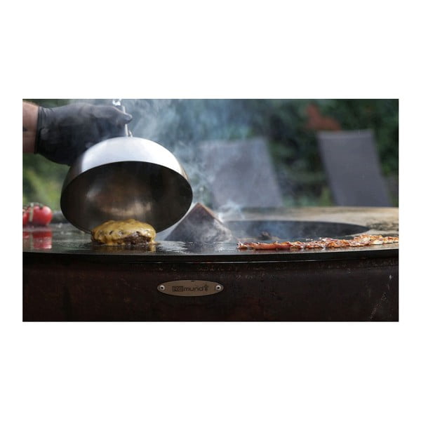 Ocelový poklop na grilování Remundi-image-1