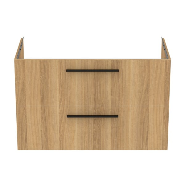 Závěsná skříňka pod umyvadlo v dekoru dubu v přírodní barvě 100x63 cm i.Life B – Ideal Standard