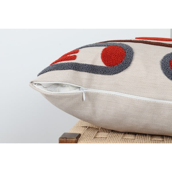 Lněný povlak na polštář 43x43 cm Geometrik – Mioli Decor-image-3