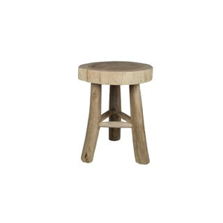 Stolička z neopracovaného dřeva mungur HSM collection