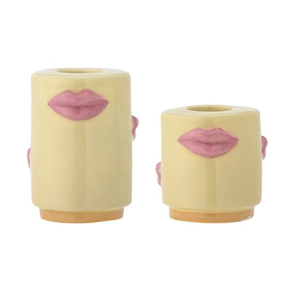 Kameninové svícny v sadě 2 ks Sassy – Bloomingville-image-4