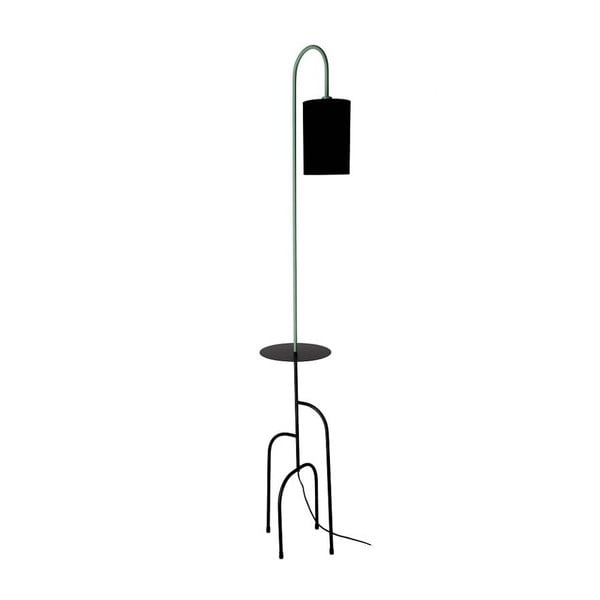 Zeleno-černá stojací lampa (výška 175 cm) Ravello – Candellux Lighting