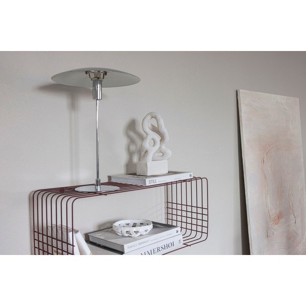 Vínová patrová kovová police 70 cm Wire – Mette Ditmer Denmark-image-2