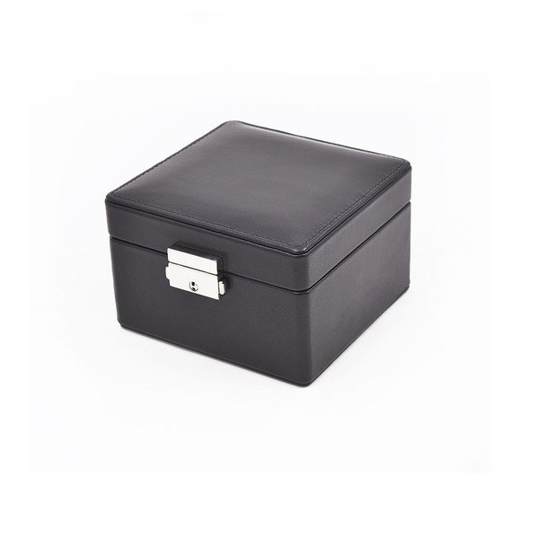 Kožený box na hodinky Ferruccio Laconi Black-image-1