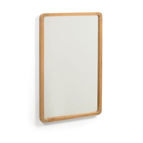 Nástěnné zrcadlo s dřevěným rámem 45x70 cm Shamel – Kave Home
