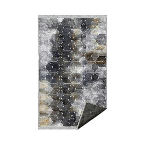 Tmavě šedý koberec běhoun 80x200 cm – Mila Home