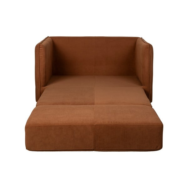 Oranžovohnědé křeslo Jopie – White Label-image-3