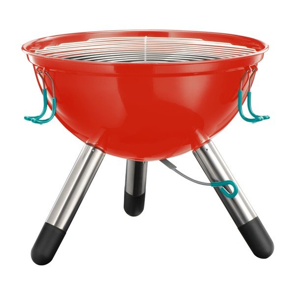 Menší červený přenosný gril Jamie Oliver-image-2