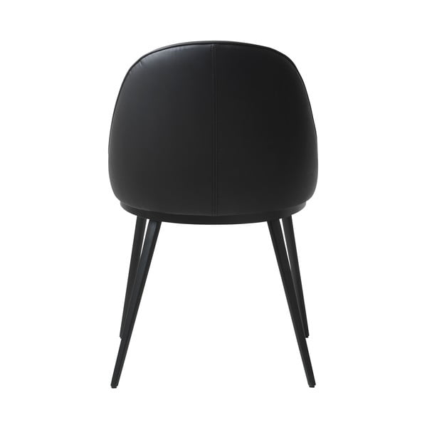 Černá jídelní židle z imitace kůže Unique Furniture Gain-image-2