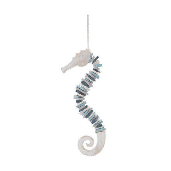 Dřevěná nástěnná dekorace 22x55 cm Sea Horse – Mauro Ferretti