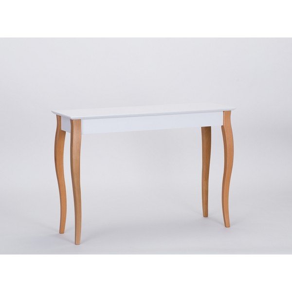 Bílý odkládací stolek Ragaba Console, délka 105 cm-image-1