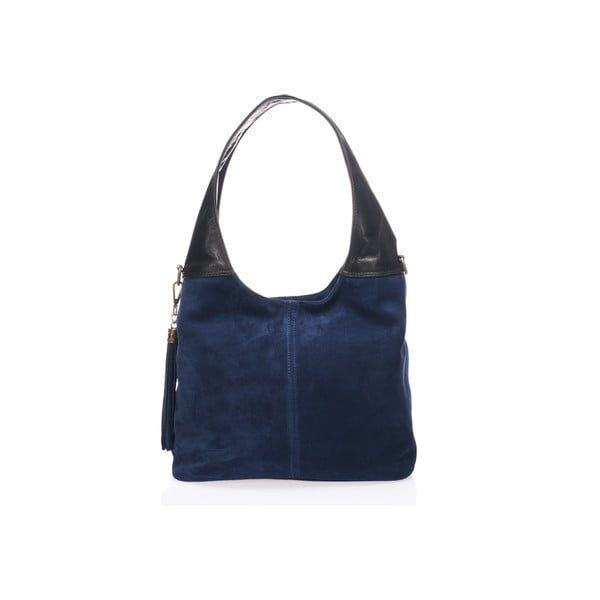 Modrá kožená kabelka Lisa Minardi Eleanora