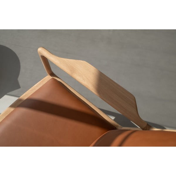 Křeslo v šedo-přírodní barvě Dedo – Gazzda-image-3