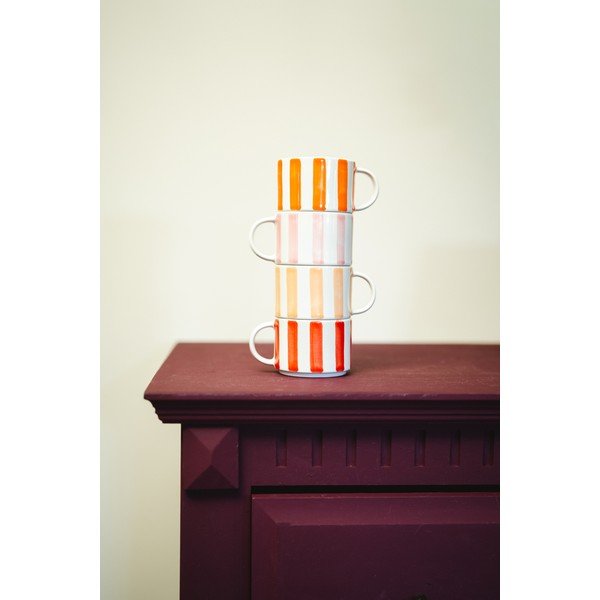 Bílé keramické hrnky v sadě 4 ks na espresso 180 ml Franca – Leopold Vienna-image-3