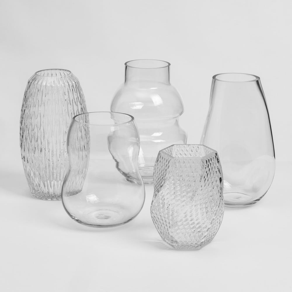 Skleněná váza (výška 20 cm) Clara – Casa Selección (obrázek 4)