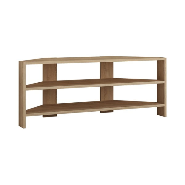 TV stolek v dekoru dubu v přírodní barvě 114x45x36 cm Thales Corner – Kalune Design