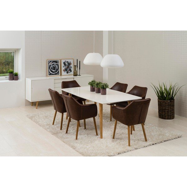 Hnědé křeslo Actona Nora-image-1