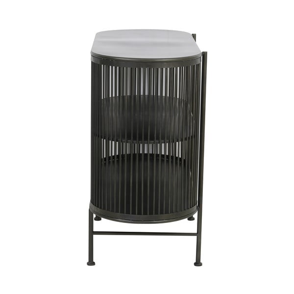 Černá kovová komoda 100x80 cm Yinthe – Light & Living-image-4