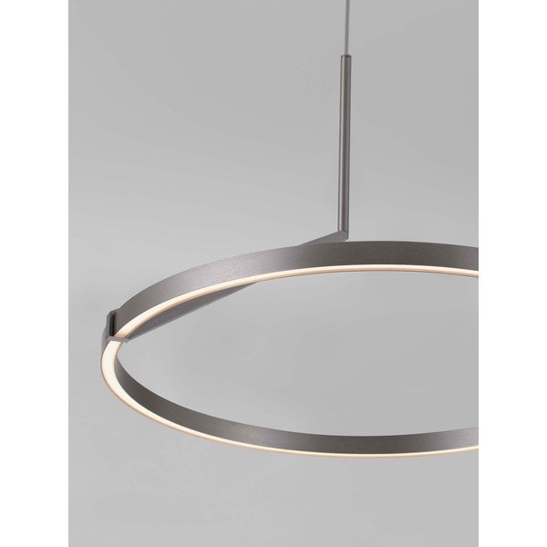 Hliníkové LED stmívatelné závěsné svítidlo ve stříbrné barvě ø 60 cm Tilia – Nova Luce-image-2
