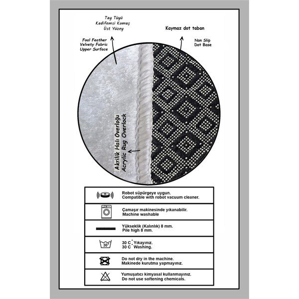 Šedé koupelnové předložky v sadě 2 ks 60x100 cm Pendor – Foutastic-image-2