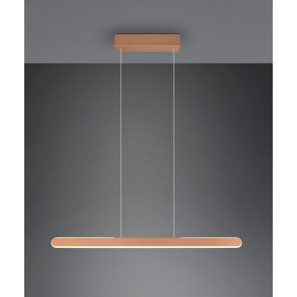 Hnědé LED závěsné svítidlo Helios – Trio-image-1