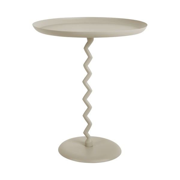Kovový kulatý odkládací stolek ø 44 cm Zig Zag – Leitmotiv