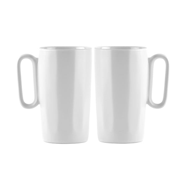 Bílé hrnky z kameniny v sadě 2 ks 330 ml Fuori – Vialli Design