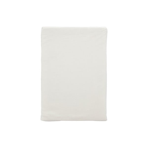 Bílé napínací bavlněné prostěradlo 180x200 cm Calm – Södahl-image-2