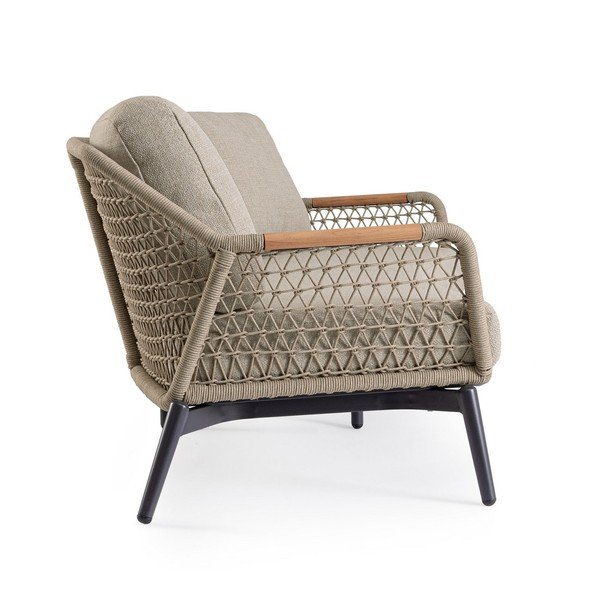 Světle hnědá zahradní pohovka z masivu akácie Eulero – Bizzotto-image-3