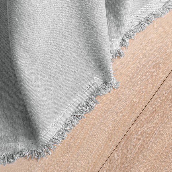 Světle šedý přehoz z žinylky 220x240 cm Talo – Filumi-image-3