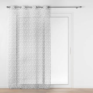 Šedá voálová záclona 137x280 cm Farandole – douceur d'intérieur